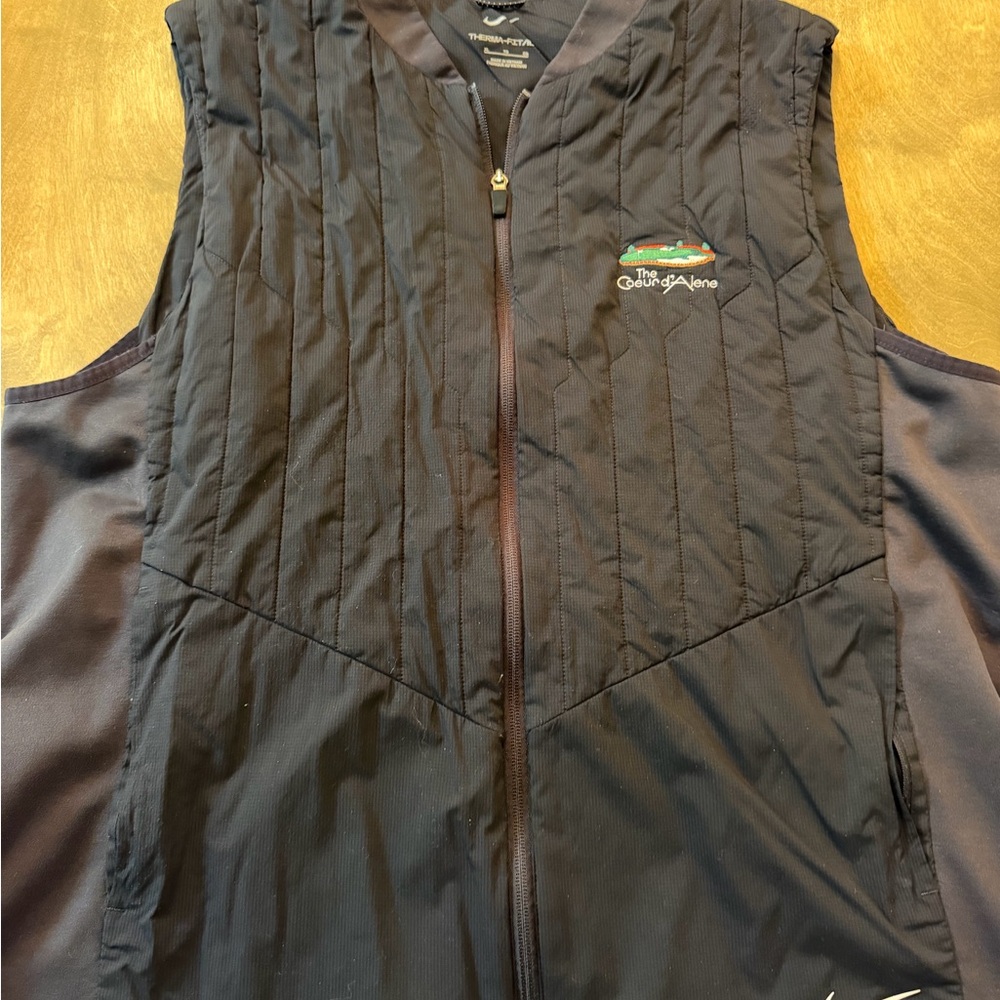 Nike Black Quilted Vest